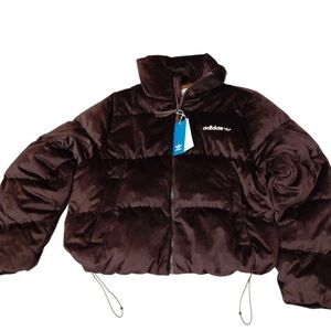 Adidas Brown Puffer Jacket